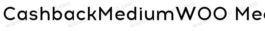 CashbackMediumW00 Medium Regular字体转换